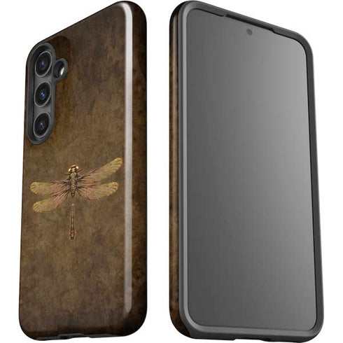 Steampunk & Gear Dragonfly by Brigid Ashwood Galaxy S25 Impact Case